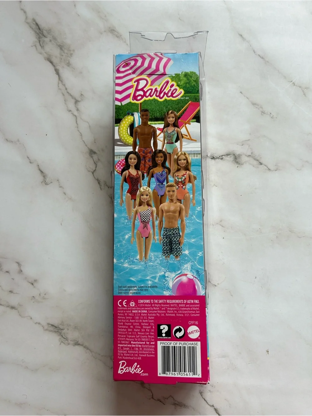 Water Play Ken Barbie Doll